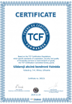 TRANS.eu certified forwarder